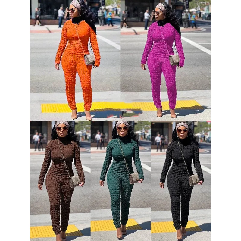 Long Sleeve Bodycon Jumpsuit