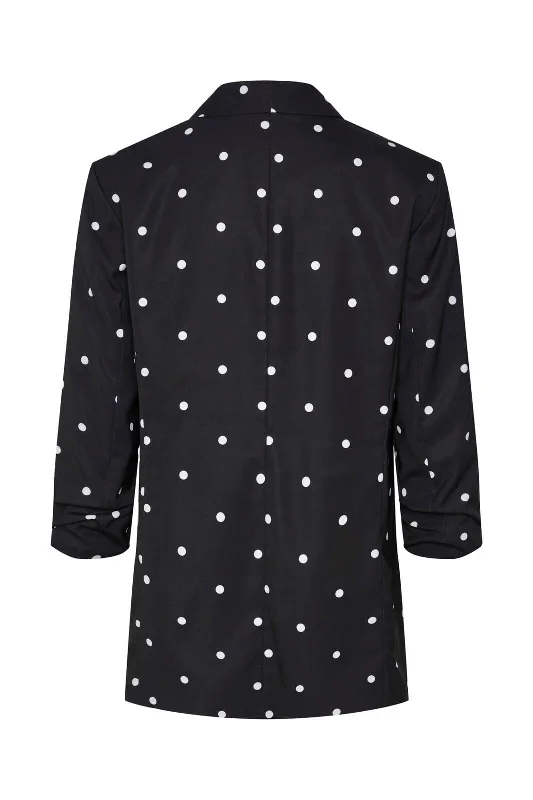 pieces-pcboss-3-4-printed-blazer-4350516-black-dot